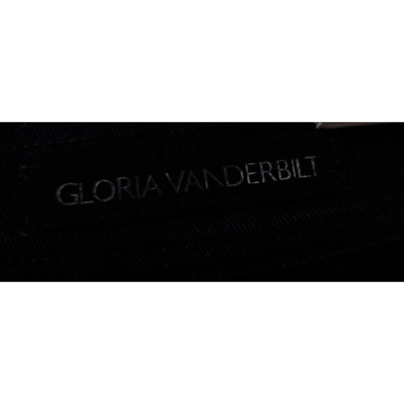 Gloria Vanderbilt Women 10 Short Black Stretch Hi Rise Straight Leg Jeans 28x29 - Picture 14 of 14